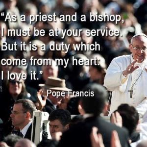 Pope vocation priesthood
